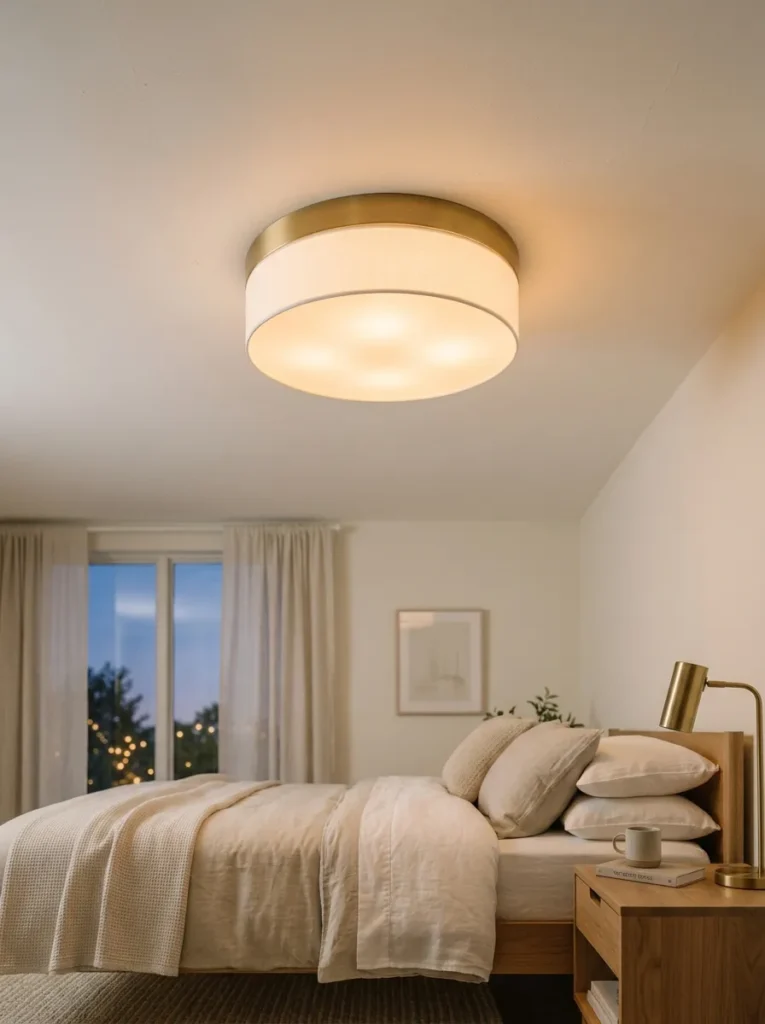17. Recessed or Flush-Mount Ceiling Light