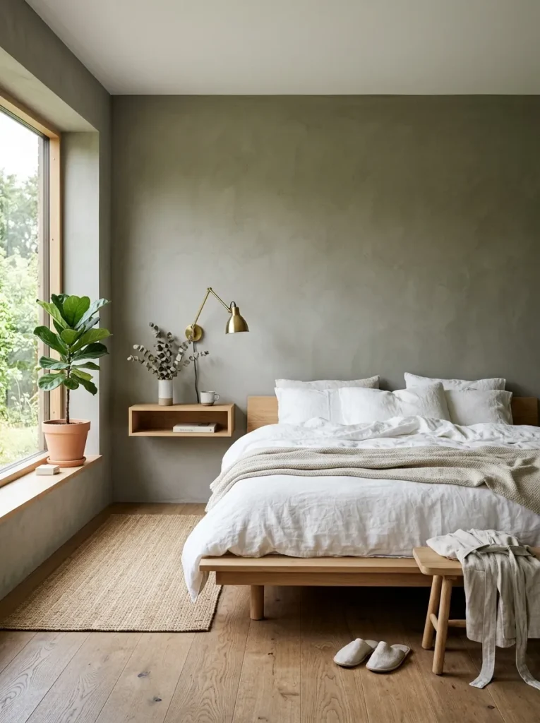 13. Warm Concrete Gray With Olive Undertone