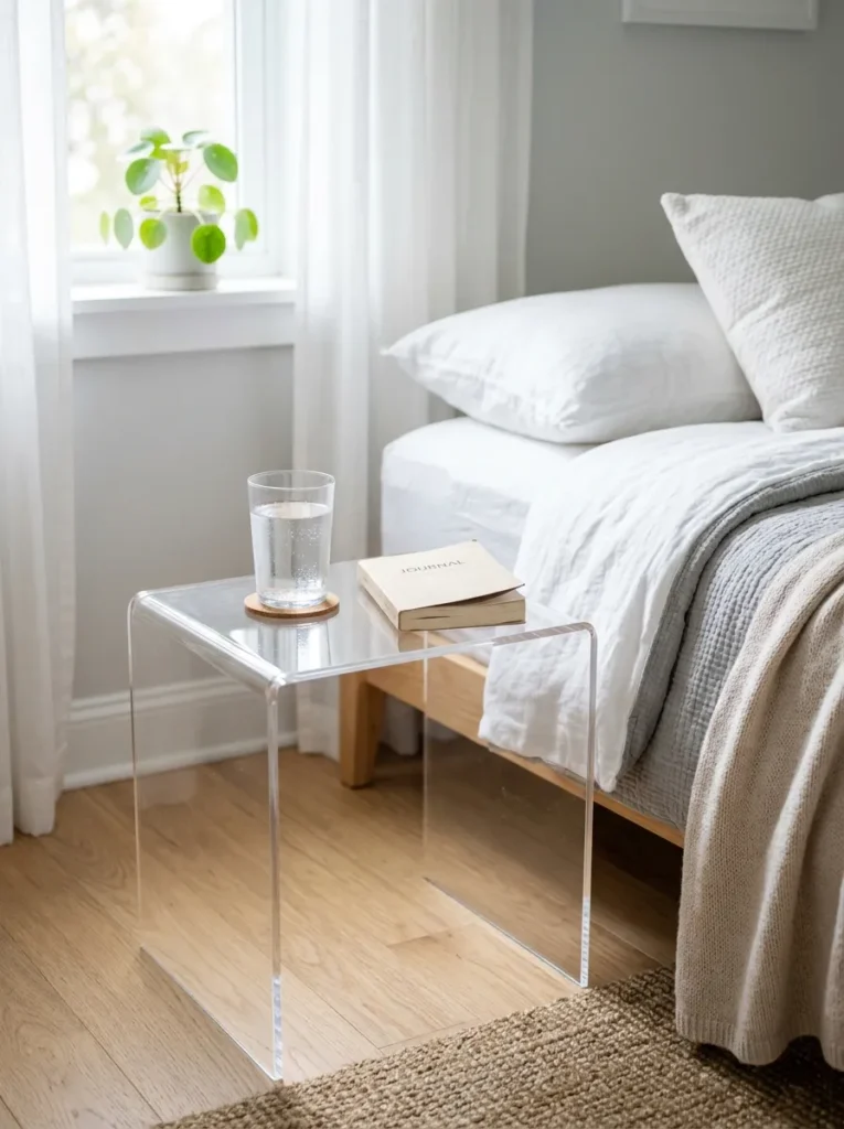 5. Floating Nightstands Instead of Bulky Tables