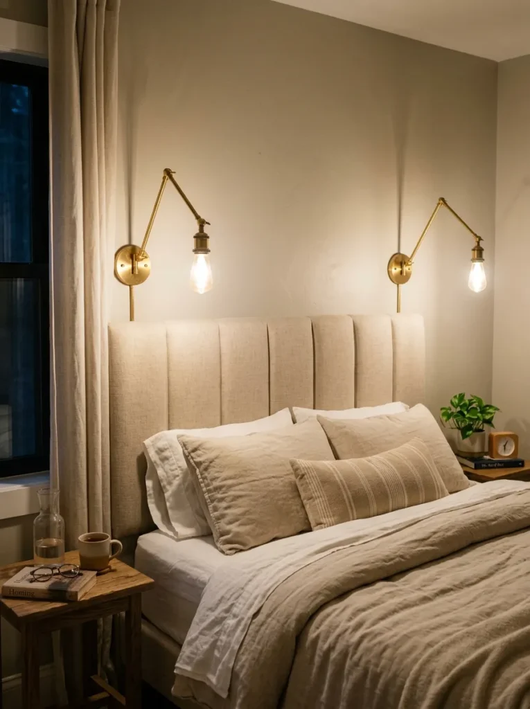 8. Wall-Mounted Sconces Instead of Table Lamps